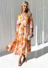 Natasha Midi Dress - Autumn Willow sold by Gingham & Heels
