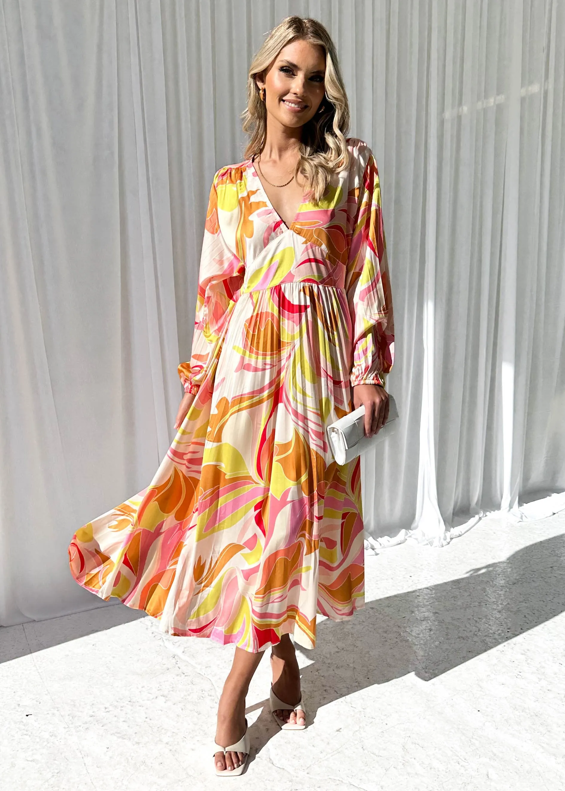 Natasha Midi Dress - Autumn Willow sold by Gingham & Heels product image thumbnail 2