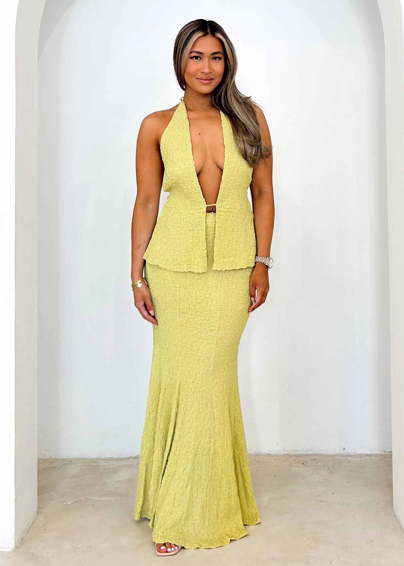 Koral Top - Lime sold by Gingham & Heels product image thumbnail 3