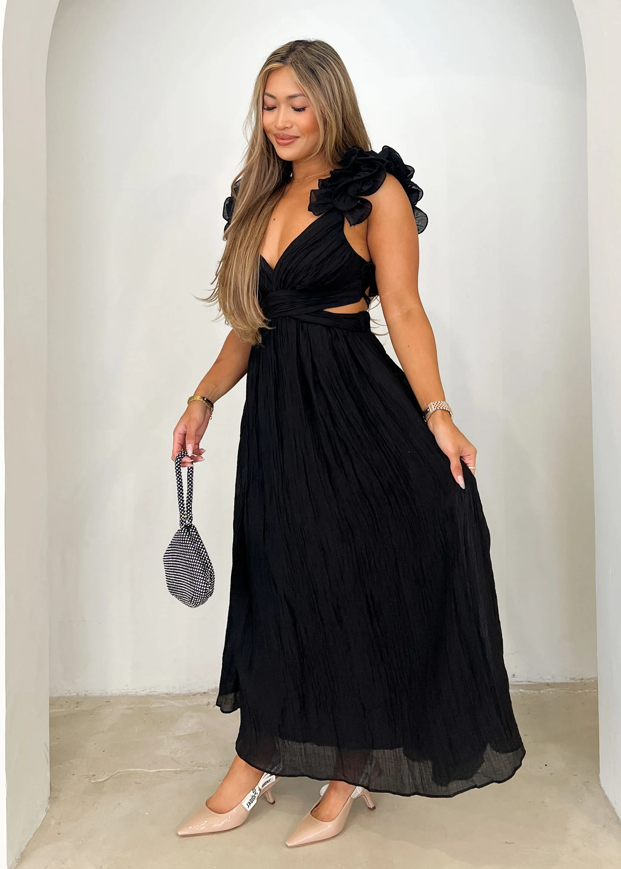 Rincess Maxi Dress - Black sold by Gingham & Heels product image thumbnail 3