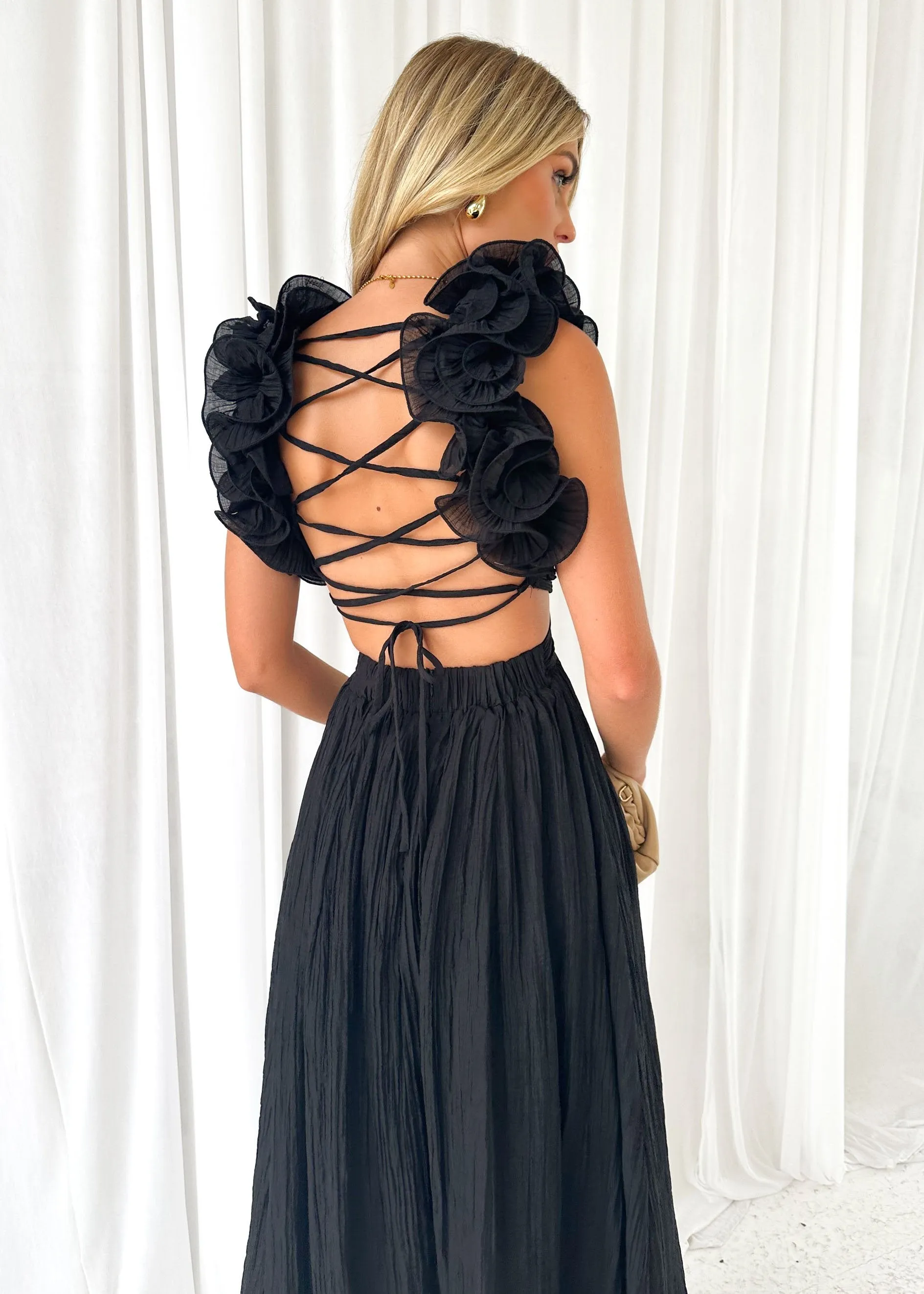 Rincess Maxi Dress - Black sold by Gingham & Heels product image thumbnail 4