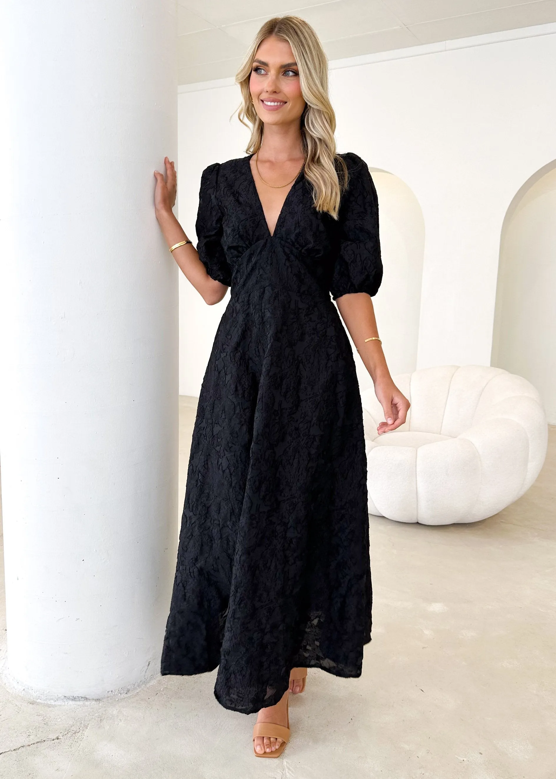 Laylim Midi Dress - Black sold by Gingham & Heels product image thumbnail 3