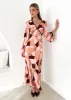 Taliya Maxi Dress - Blush Geo sold by Gingham & Heels