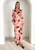 Taliya Maxi Dress - Blush Geo sold by Gingham & Heels