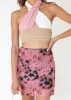Thin Ice Halter Crop - Neapolitan sold by Gingham & Heels