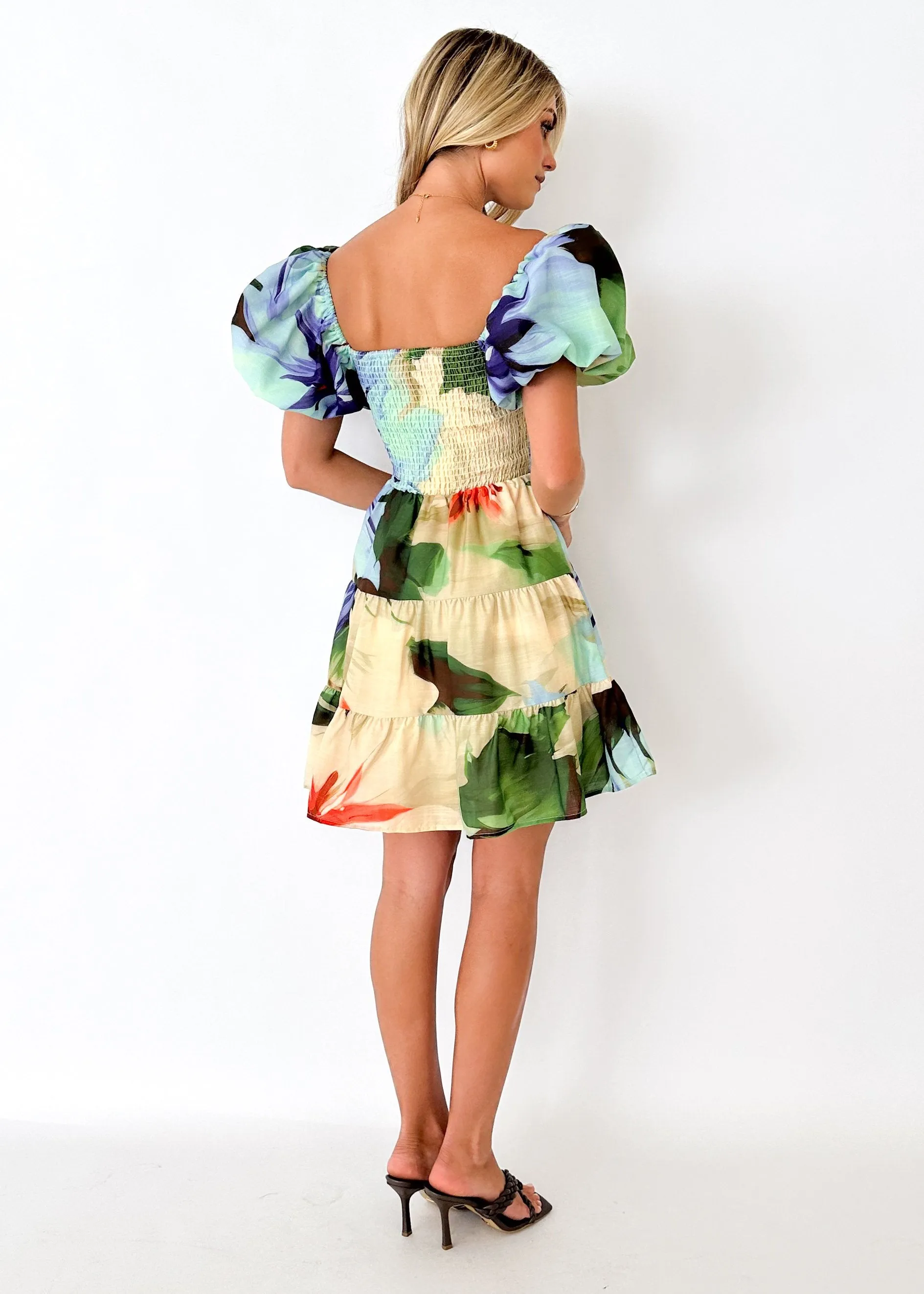 Kellora Dress - Fern Flowers sold by Gingham & Heels product image thumbnail 5