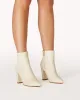 Stazie Boots - Buttermilk sold by Gingham & Heels