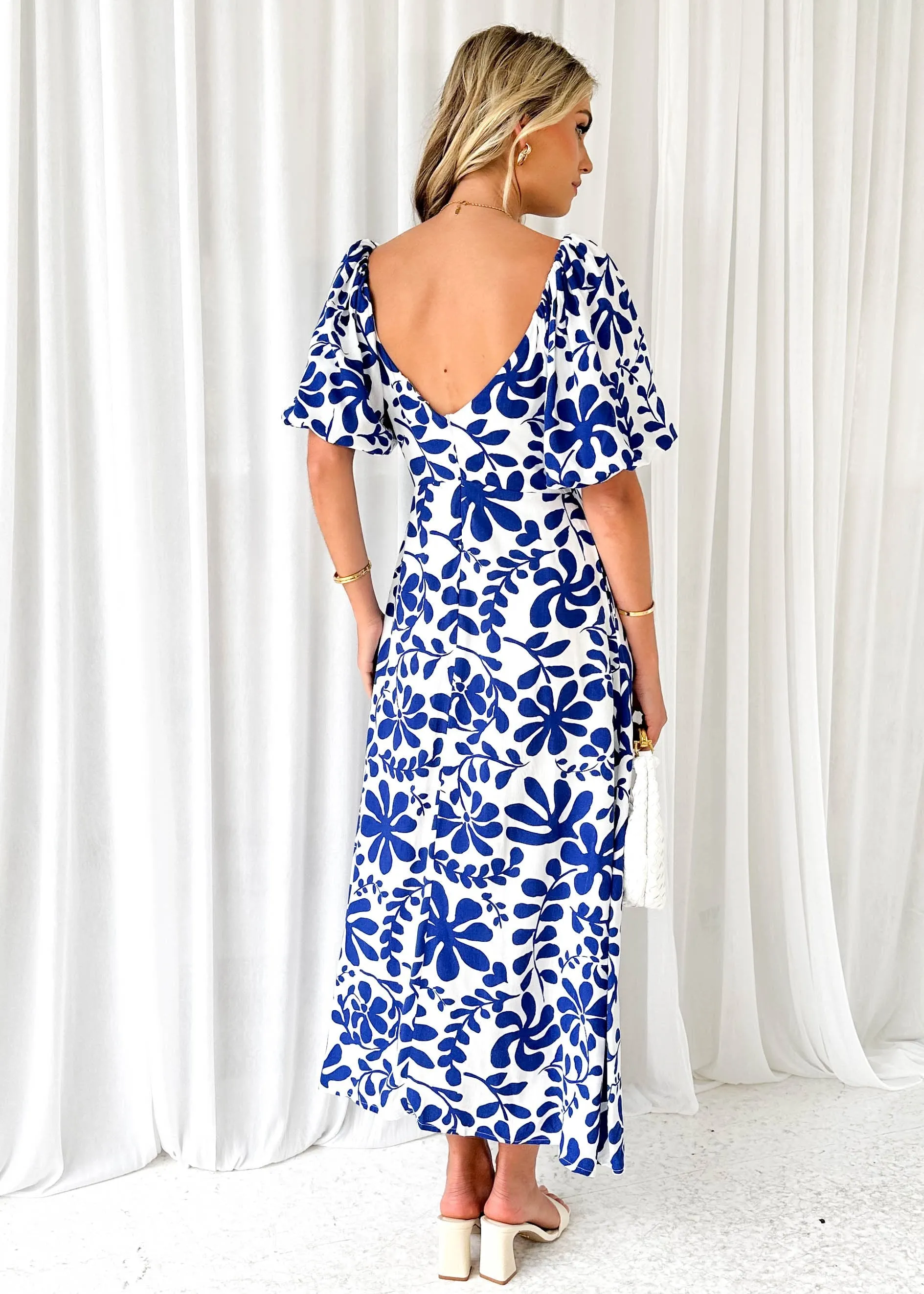 Lemmo Midi Dress - Bluebull sold by Gingham & Heels product image thumbnail 5