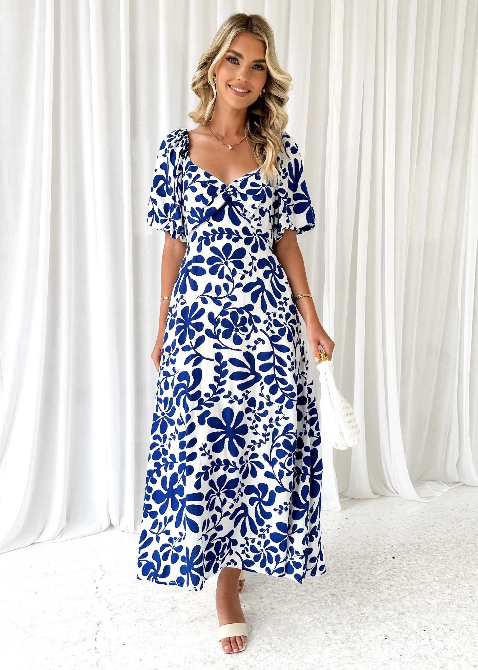 Lemmo Midi Dress - Bluebull sold by Gingham & Heels product image thumbnail 3