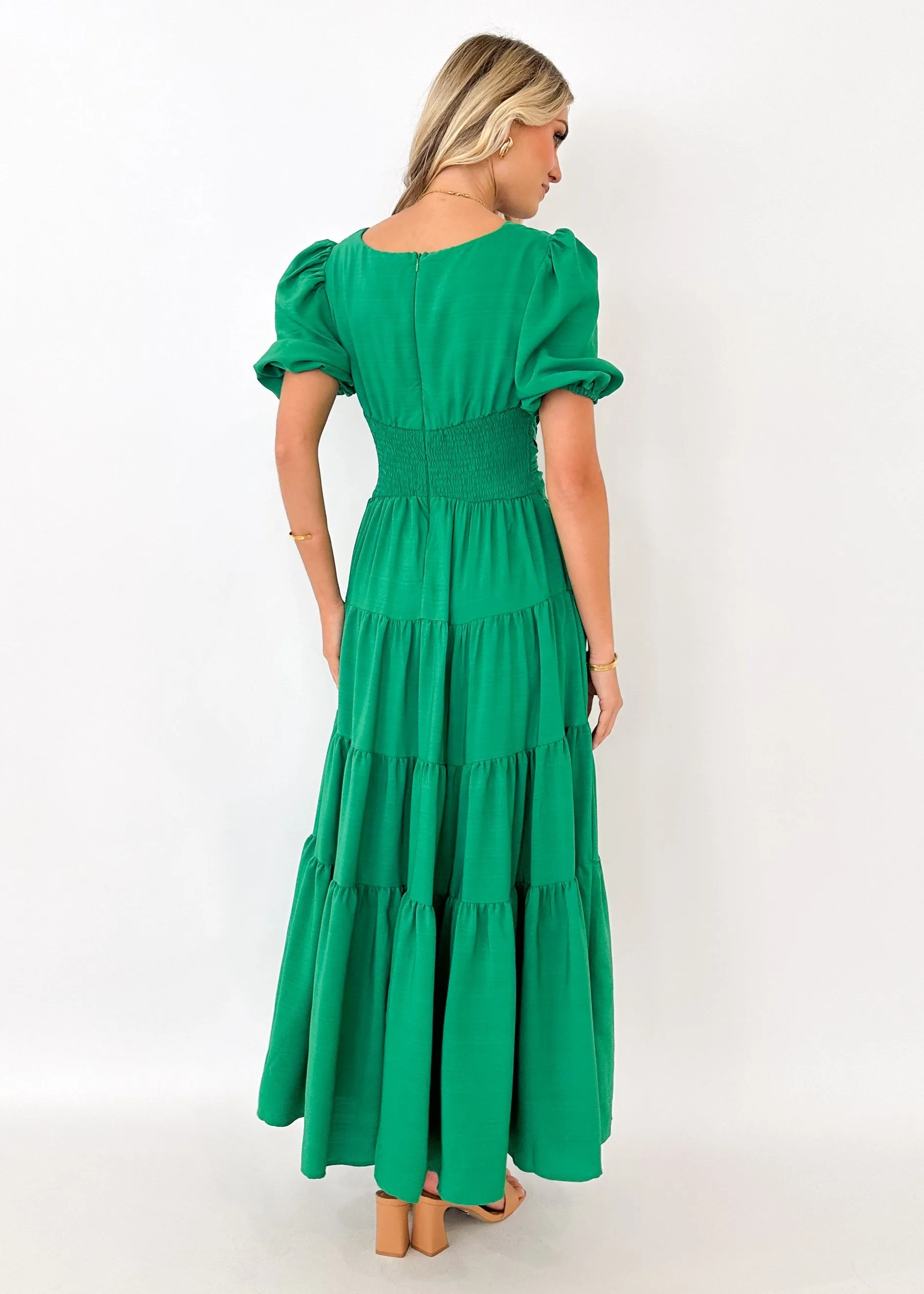 Geerio Maxi Dress - Green sold by Gingham & Heels product image thumbnail 5