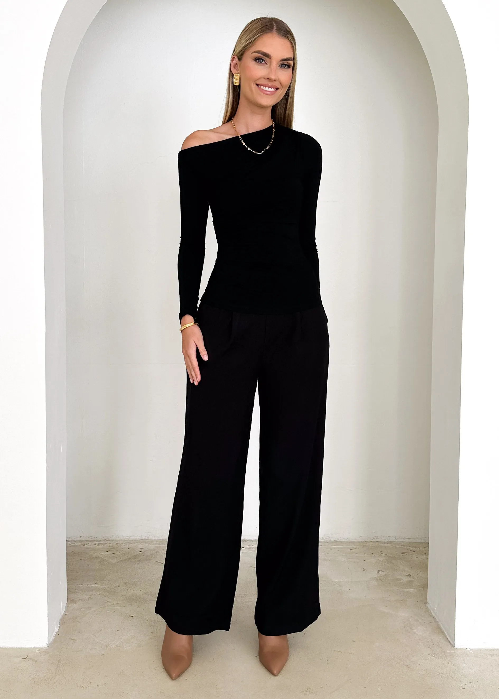 Kaira Top - Black sold by Gingham & Heels product image thumbnail 5