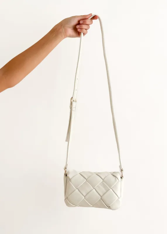 Bardot Crossbody Bag - Bone sold by Gingham & Heels