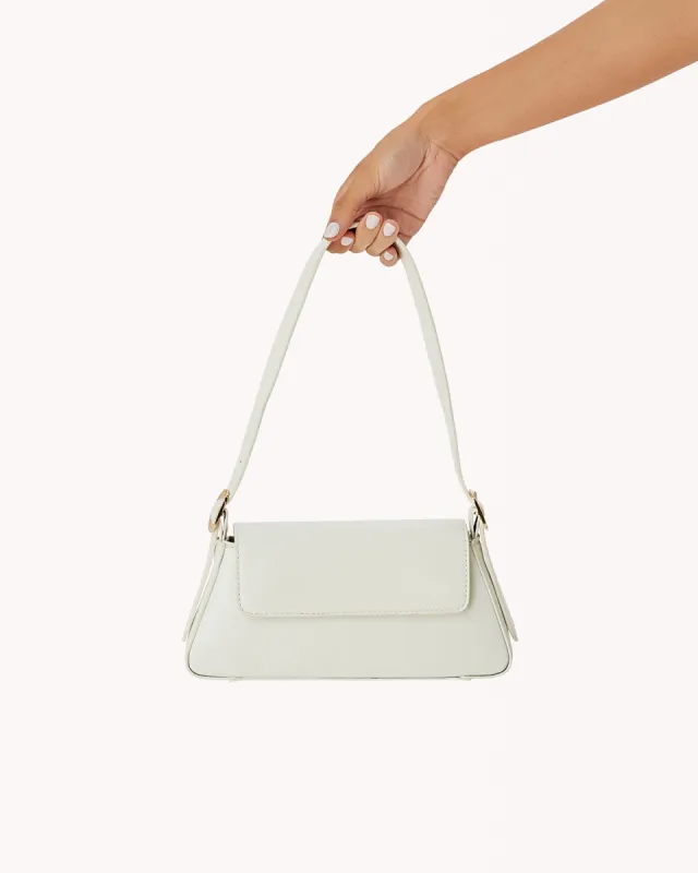 Pia Shoulder Bag - Bone sold by Gingham & Heels