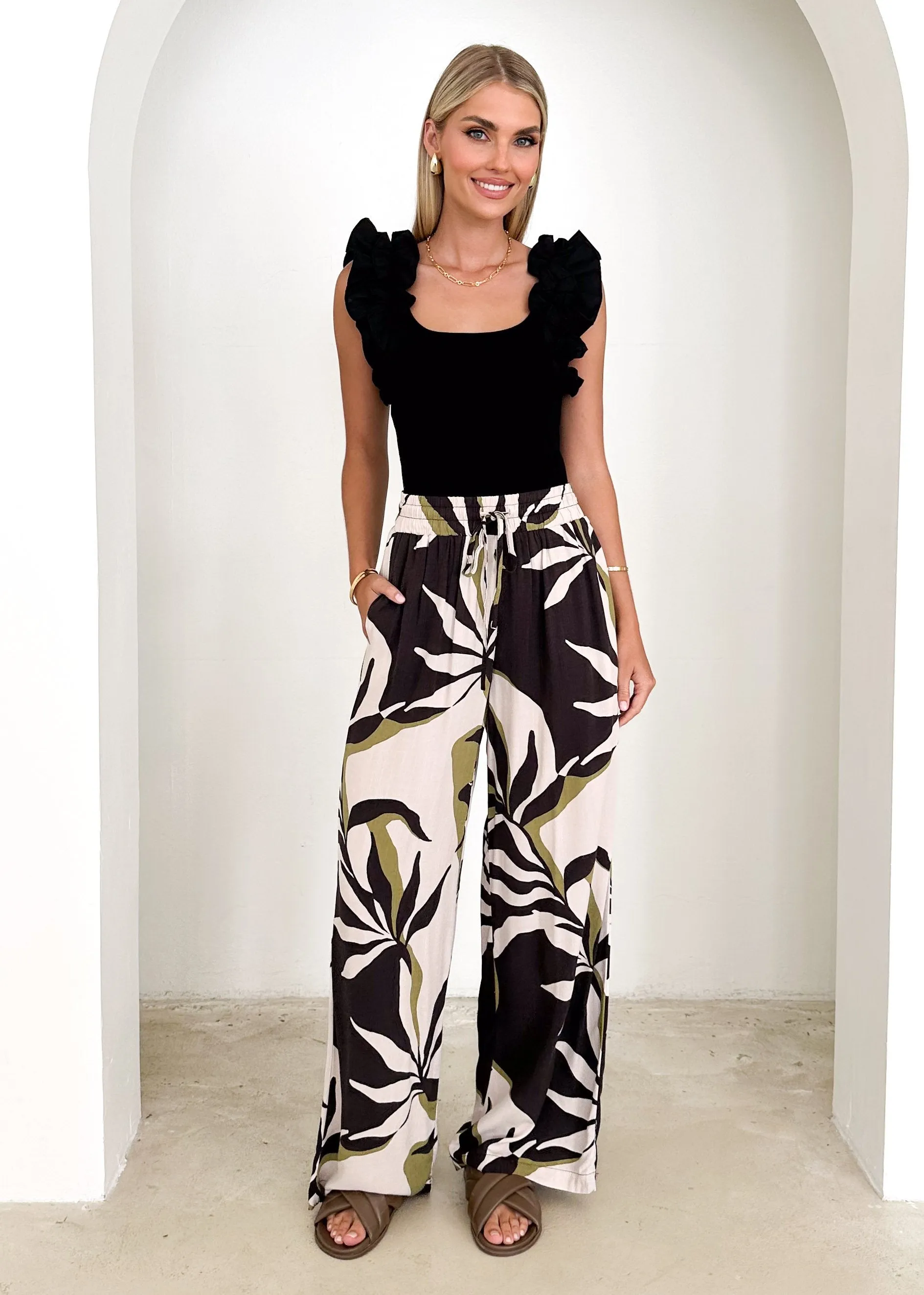 Lenany Pants - Ania sold by Gingham & Heels