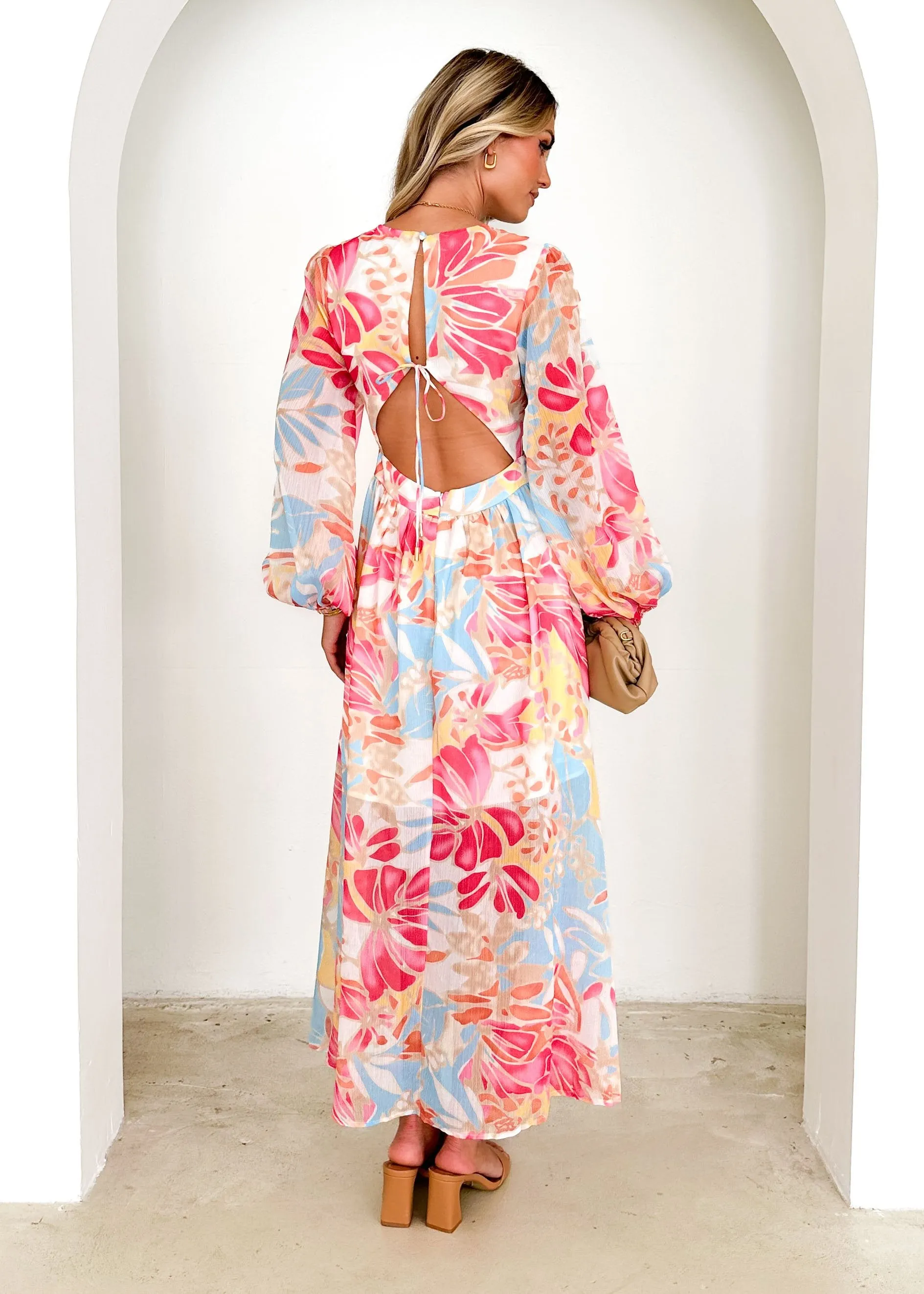 Rita Maxi Dress - Seaside Palm sold by Gingham & Heels product image thumbnail 5