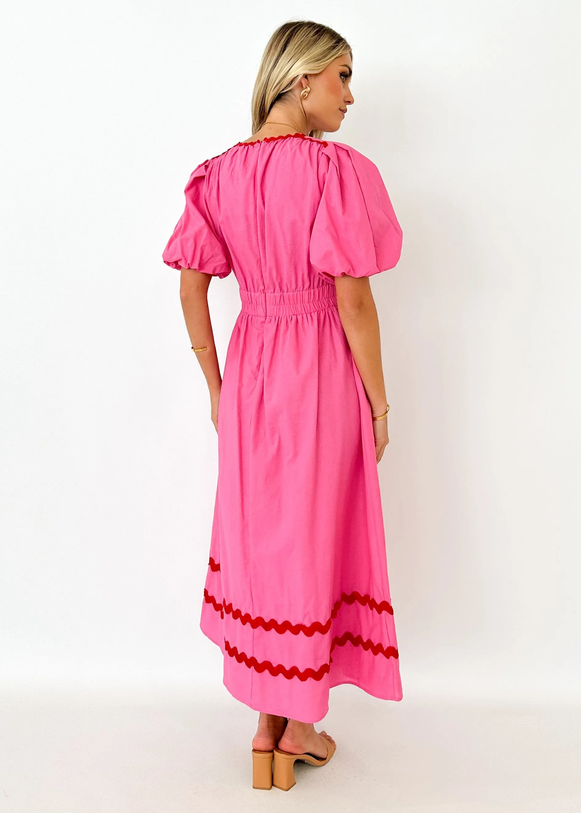 Lillario Maxi Dress - Pink sold by Gingham & Heels product image thumbnail 5