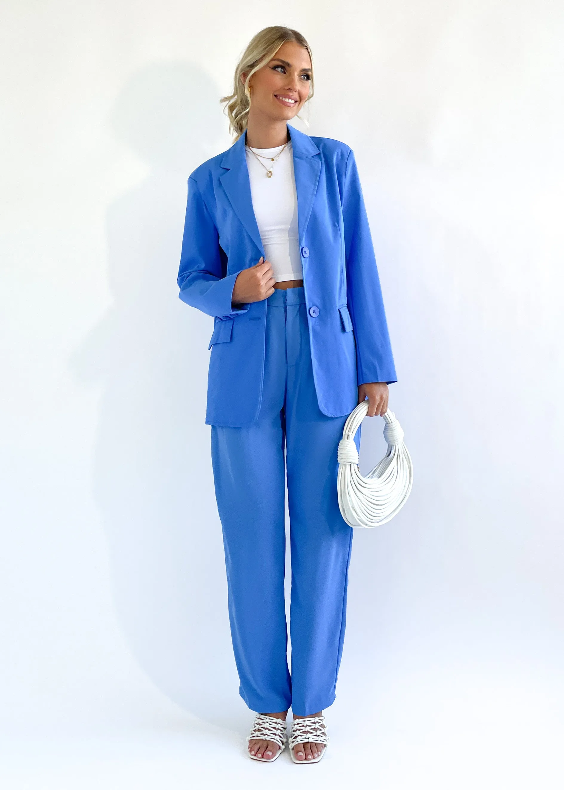 Tamarah Blazer - Blue sold by Gingham & Heels product image thumbnail 3