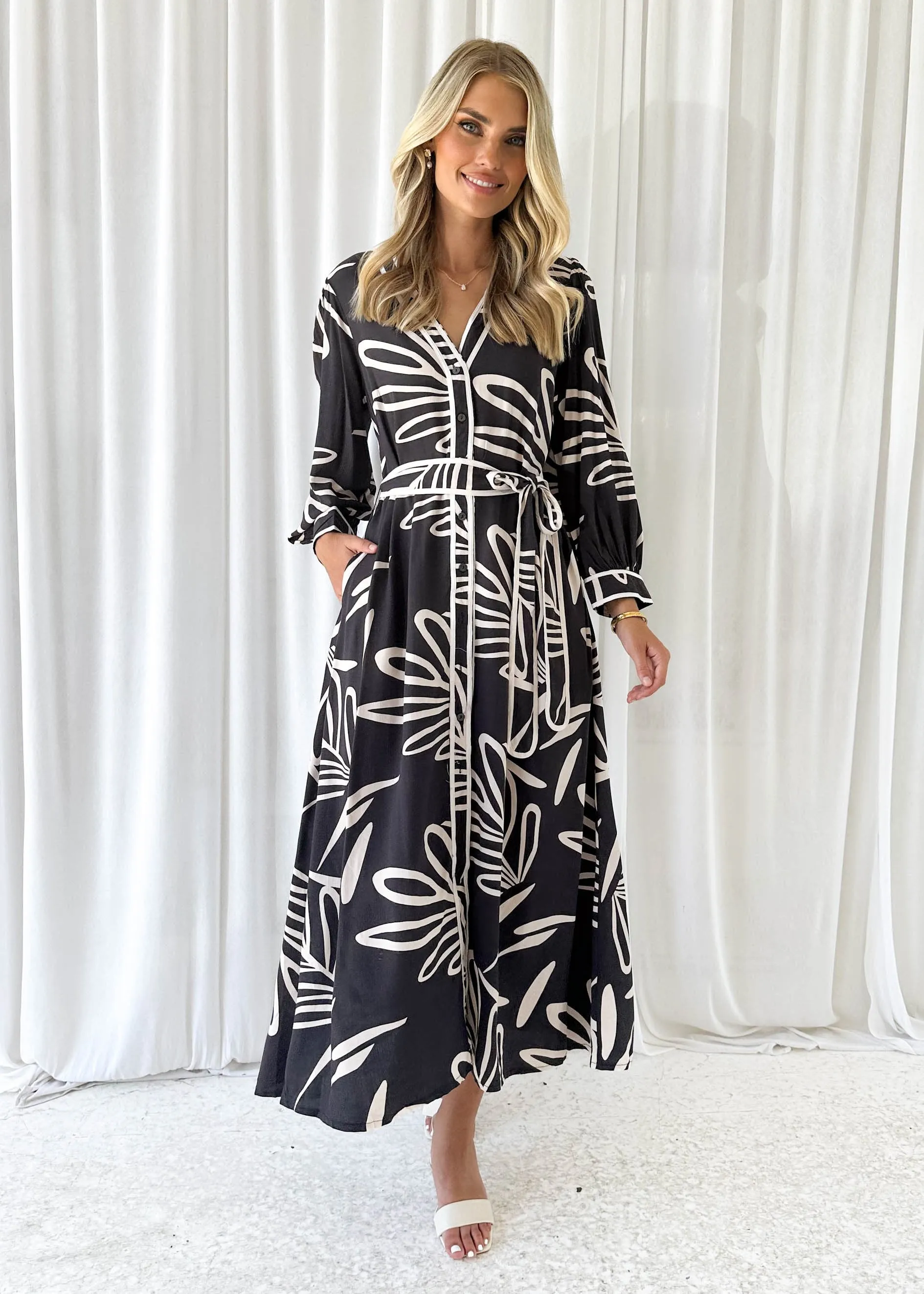 Tatra Midi Dress - Jada Abstract sold by Gingham & Heels product image thumbnail 5