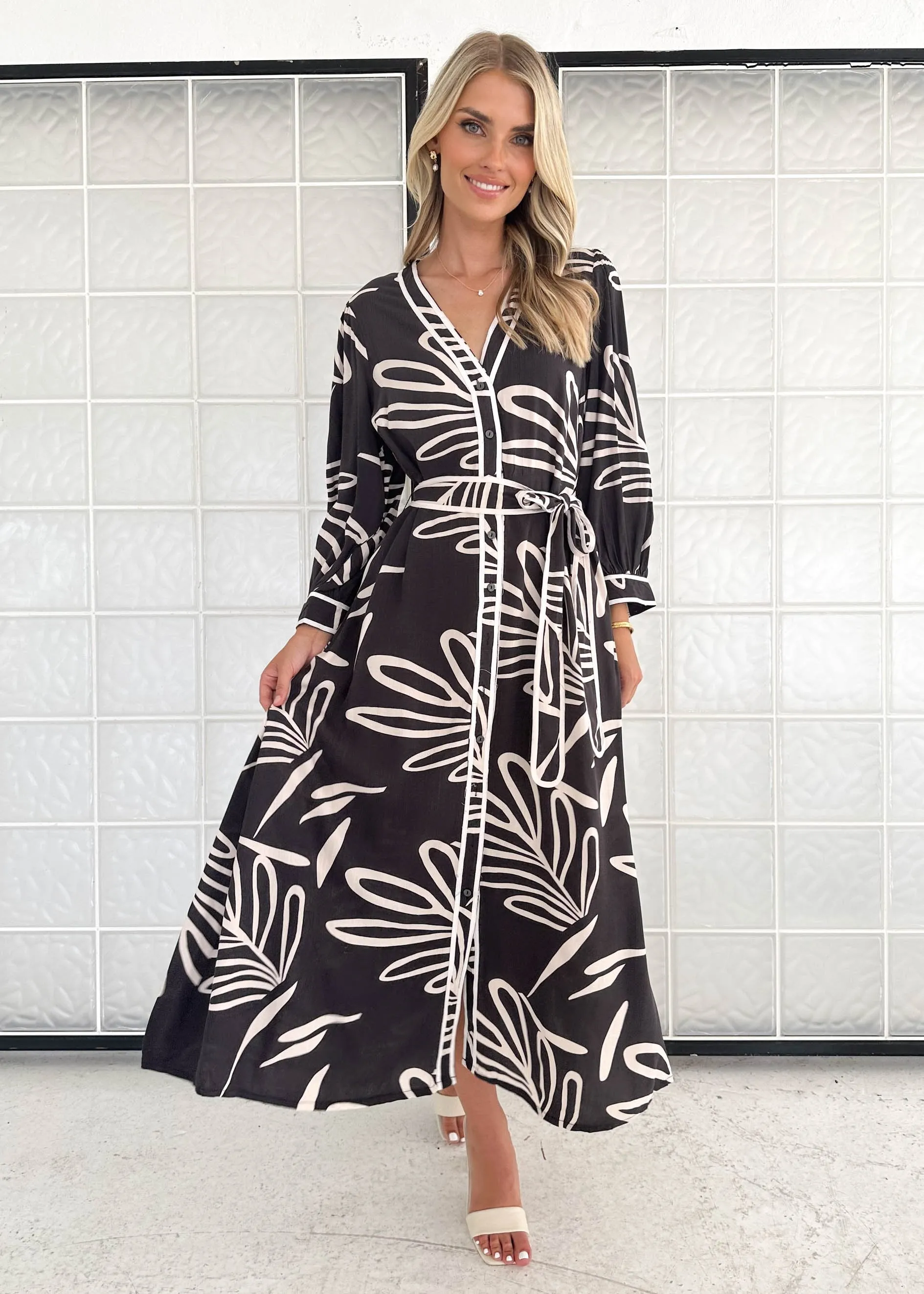 Tatra Midi Dress - Jada Abstract sold by Gingham & Heels product image thumbnail 3