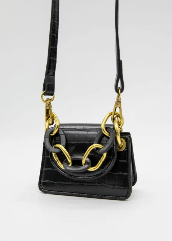 Coco Mini Bag - Black sold by Gingham & Heels