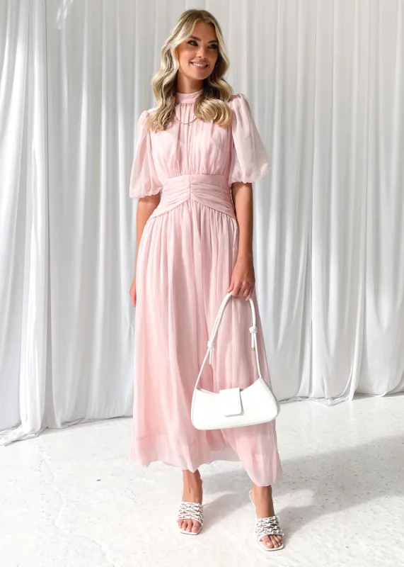 Flynie Maxi Dress - Blush sold by Gingham & Heels