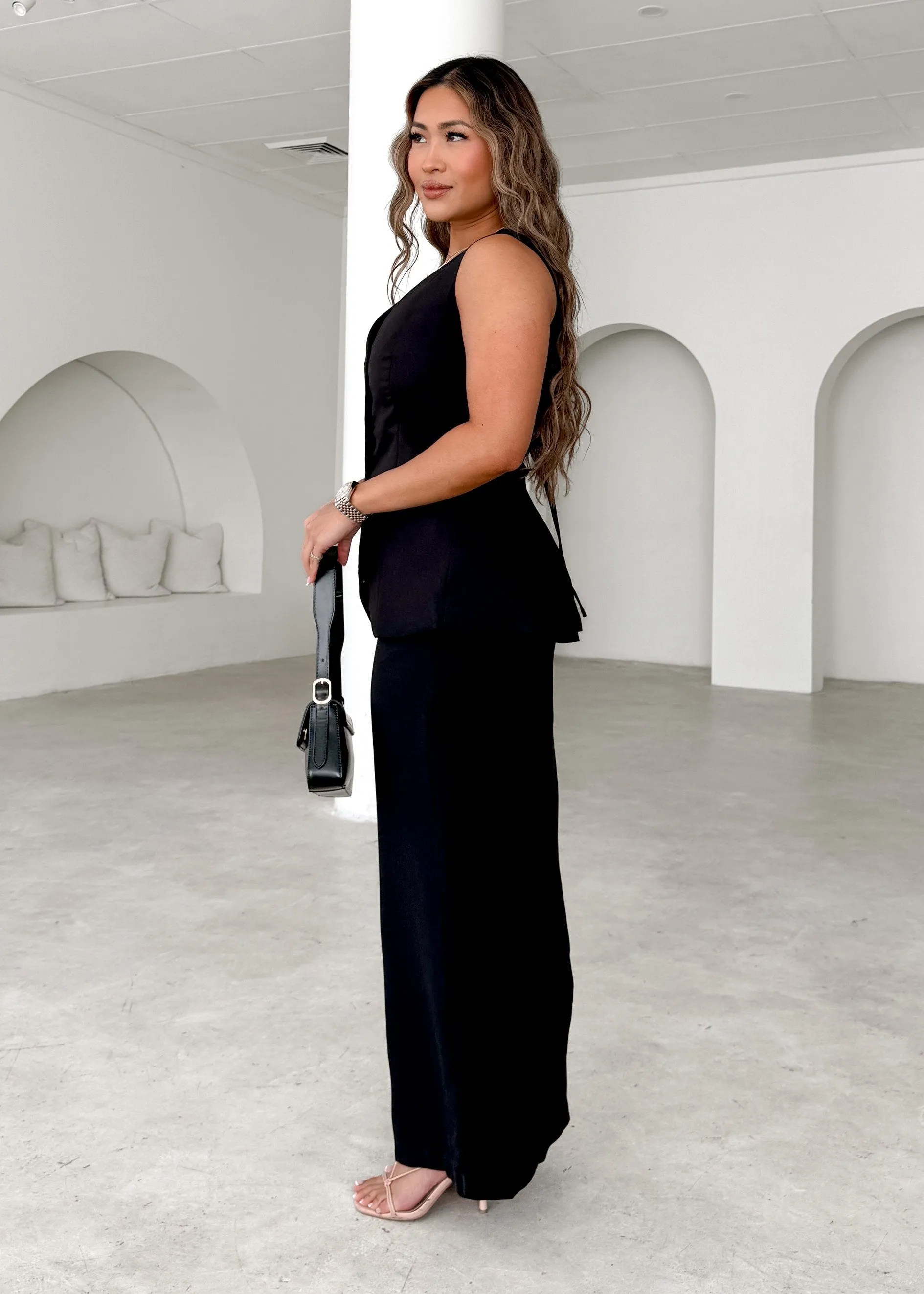 Kayci Vest Top - Black sold by Gingham & Heels product image thumbnail 4