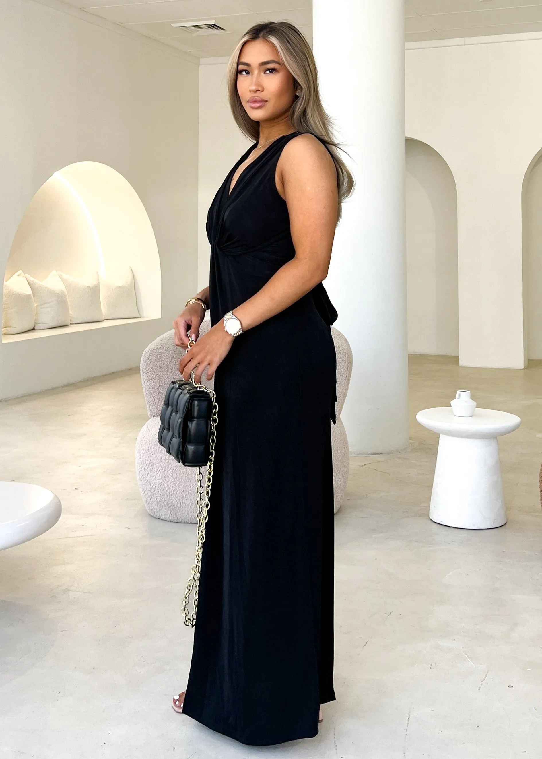 Ameron Maxi Dress - Black sold by Gingham & Heels product image thumbnail 5