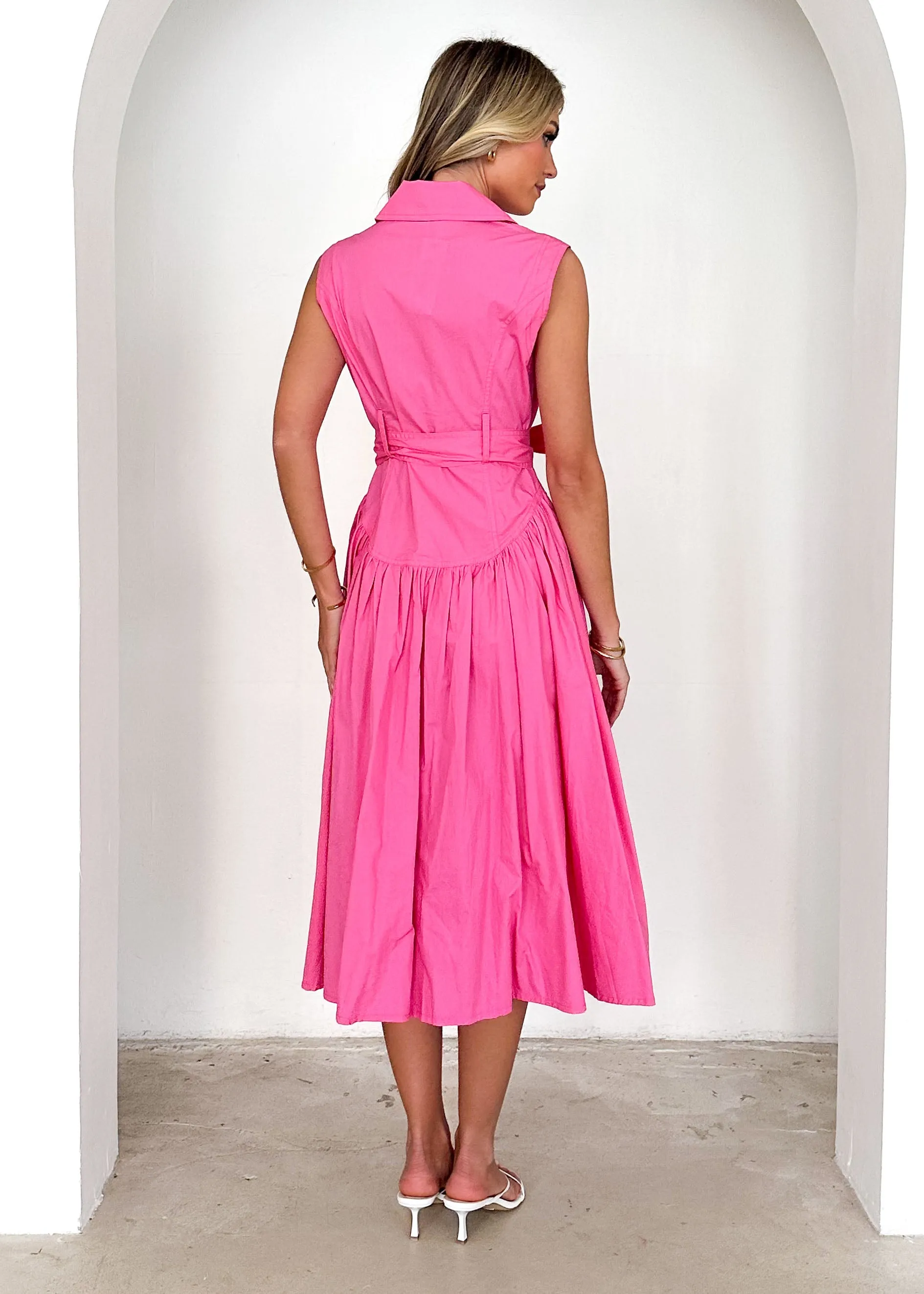 Tiarne Midi Dress - Pink sold by Gingham & Heels product image thumbnail 5
