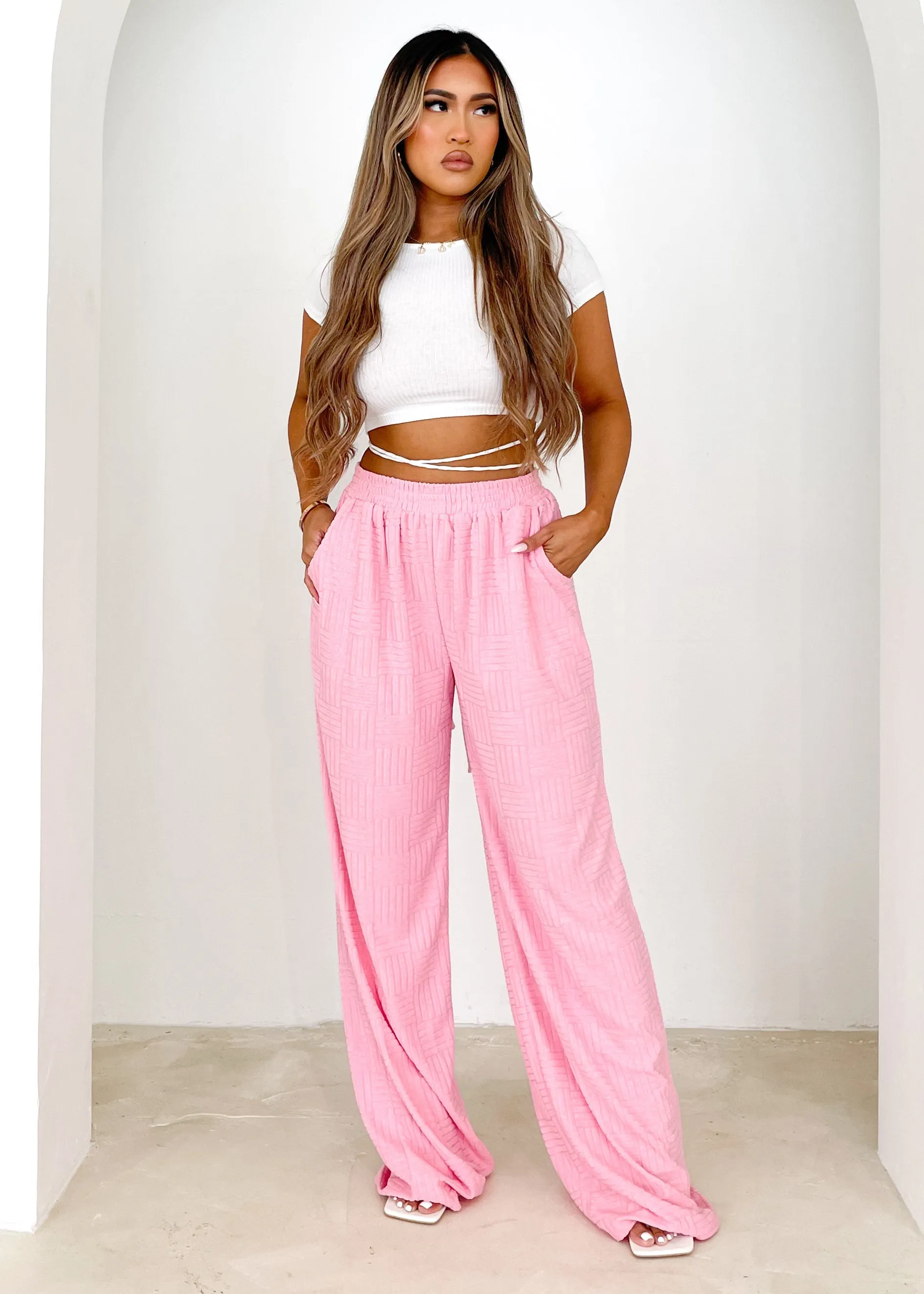 Lunara Cropped Tee - Off White sold by Gingham & Heels product image thumbnail 2