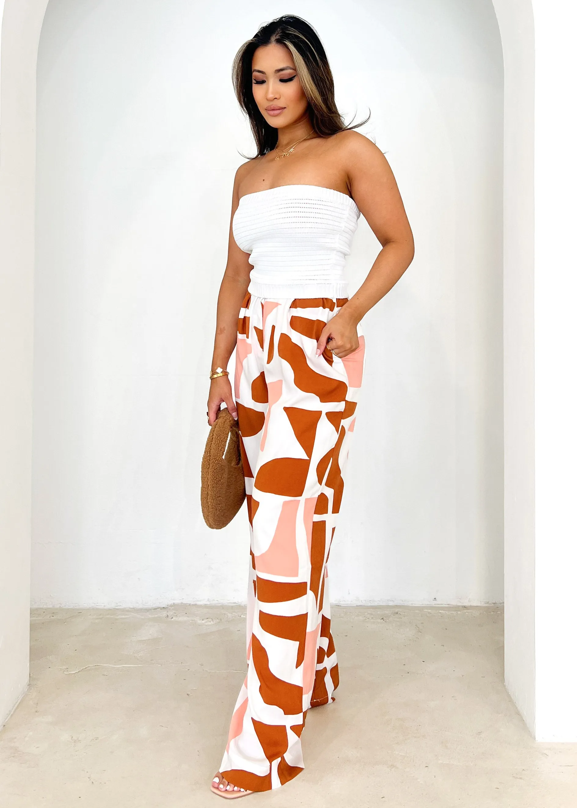 Tatty Strapless Knit Crop - Off White sold by Gingham & Heels product image thumbnail 4