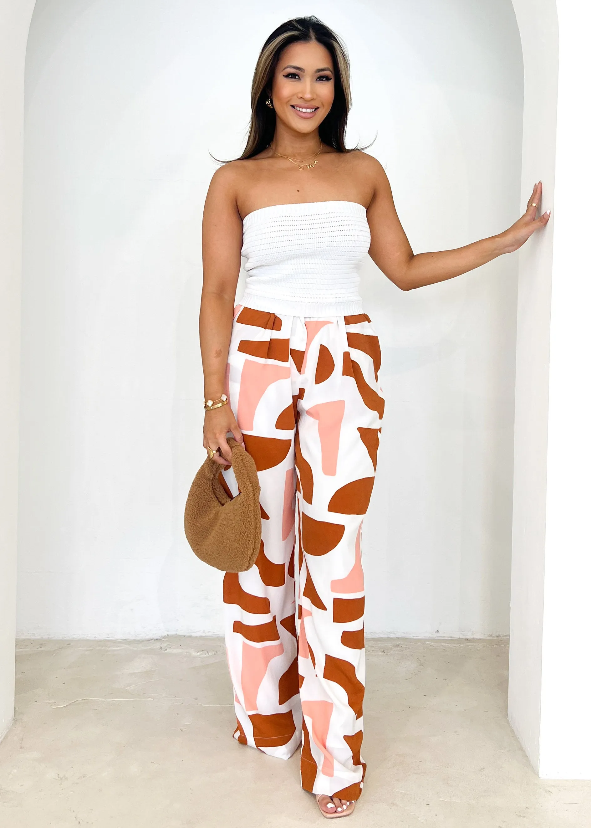 Tatty Strapless Knit Crop - Off White sold by Gingham & Heels product image thumbnail 2