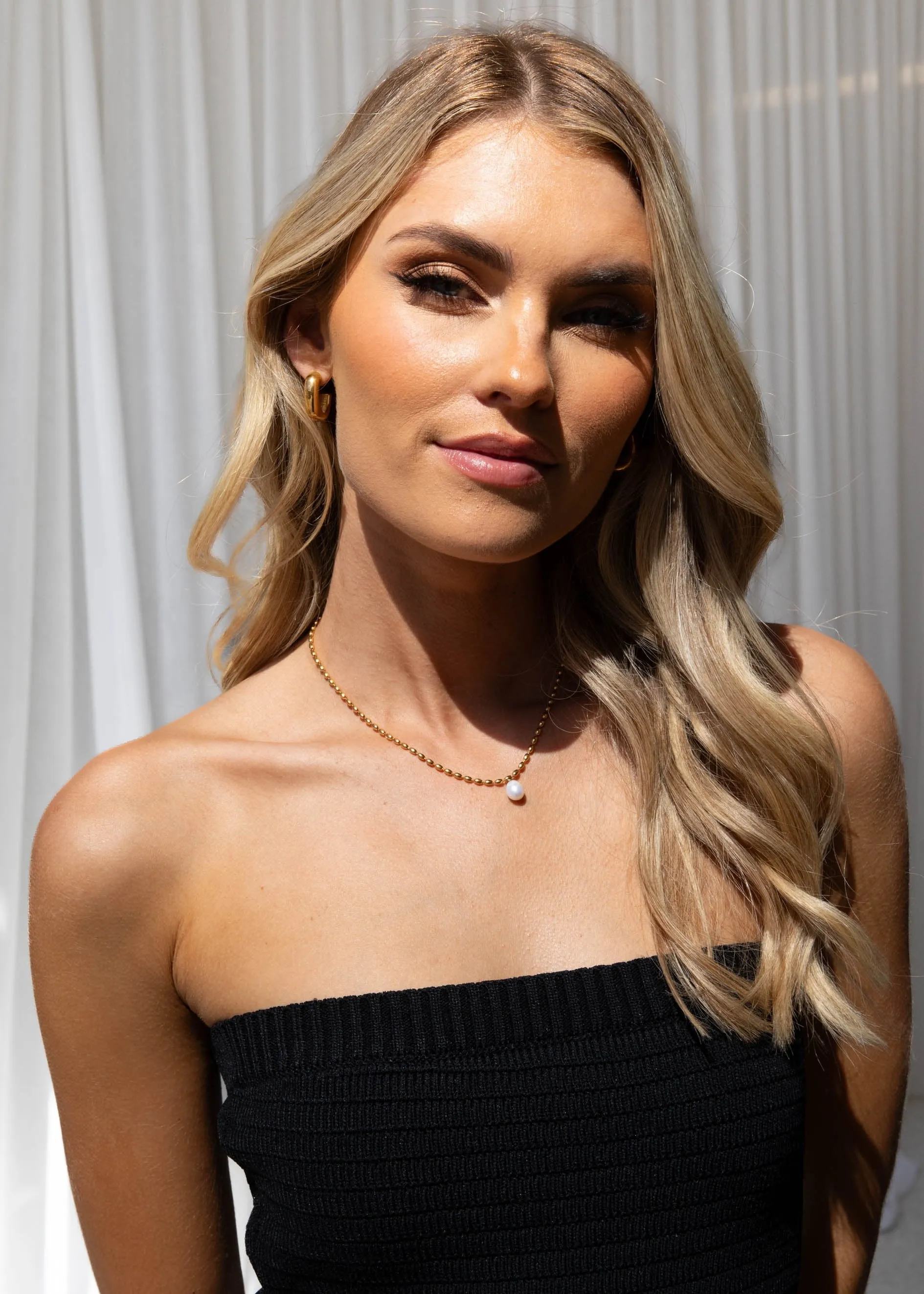 Giacoma Necklace - Gold sold by Gingham & Heels product image thumbnail 2