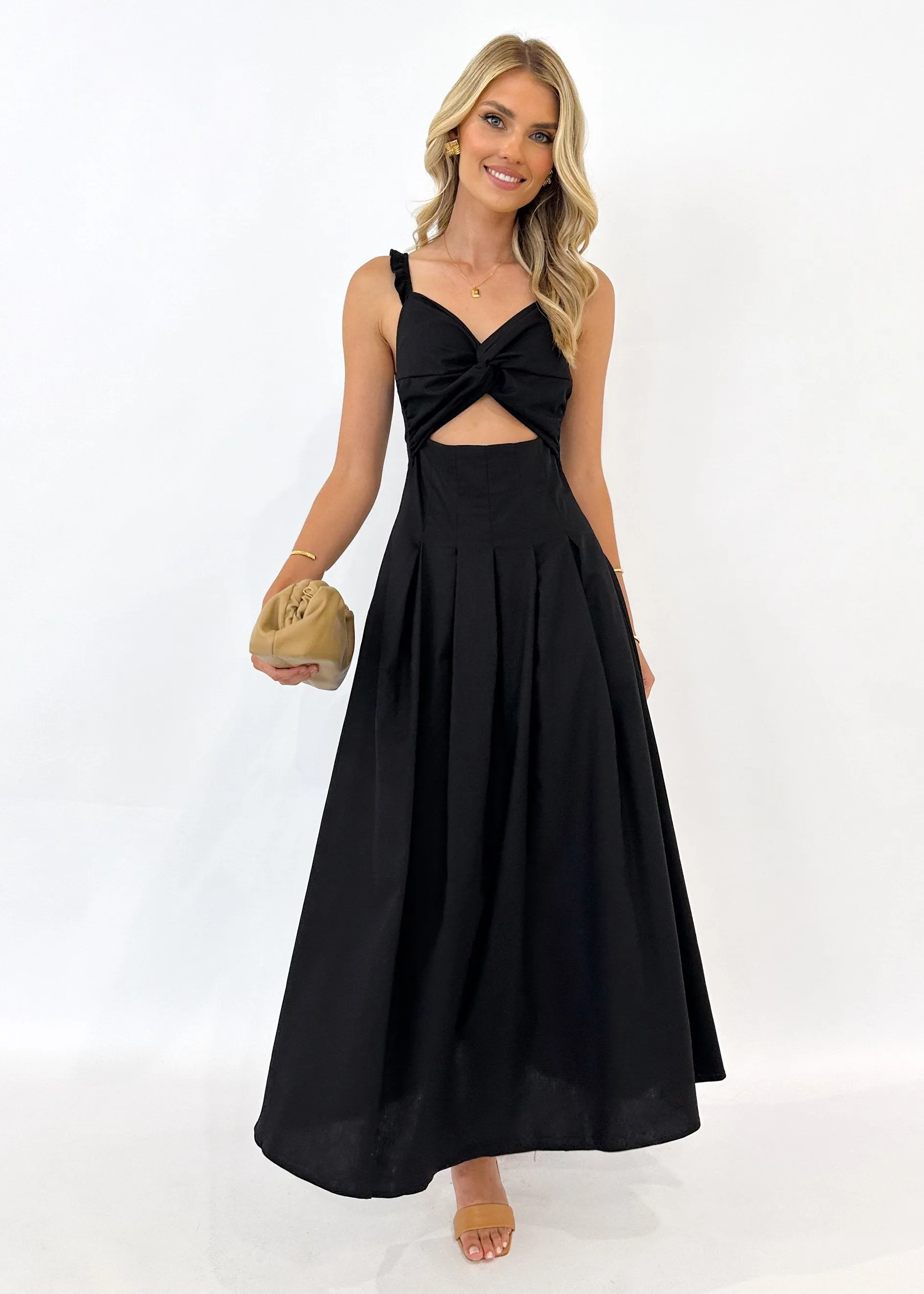 Velle Maxi Dress - Black sold by Gingham & Heels product image thumbnail 2