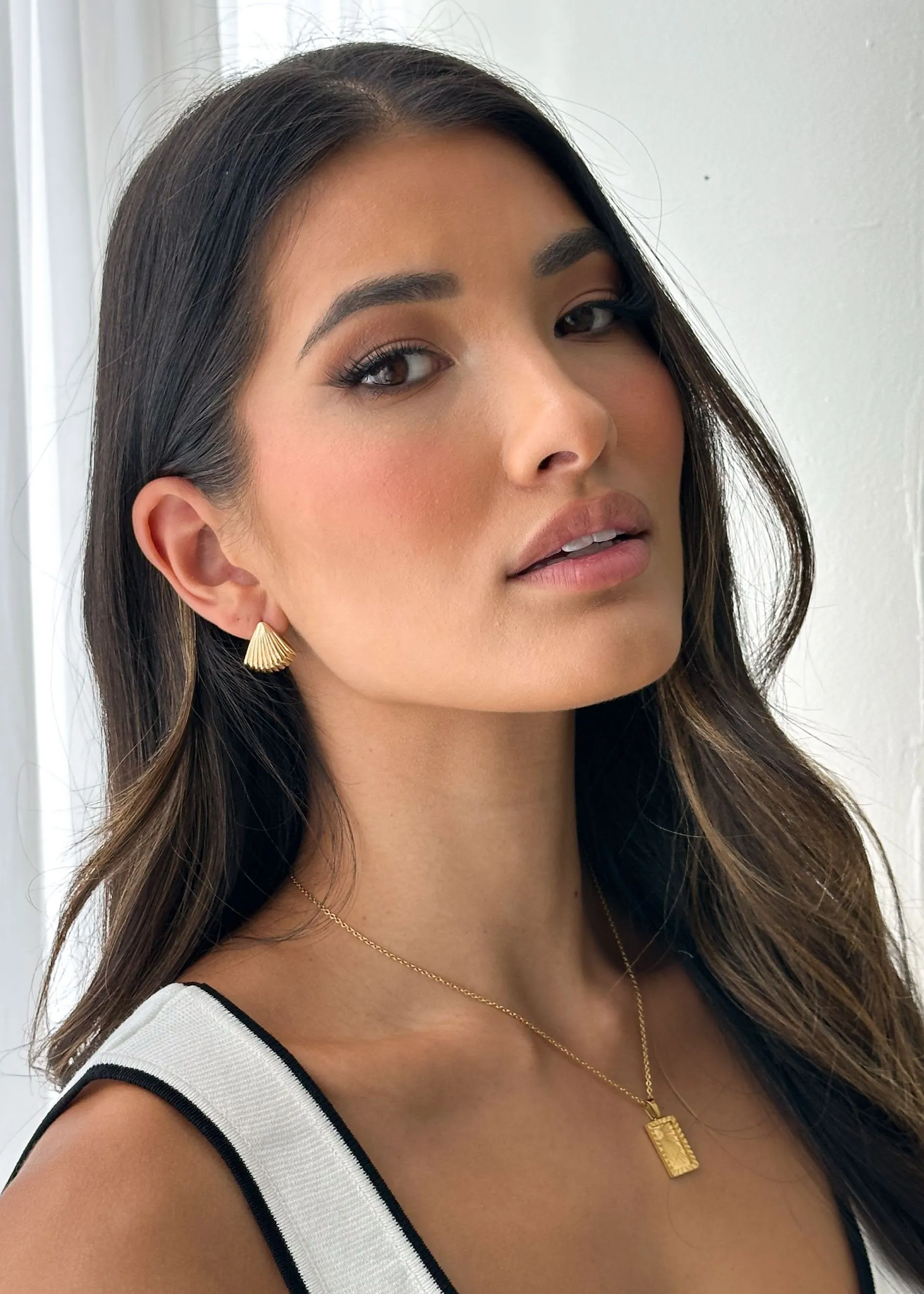 Lovanna Earrings - Gold sold by Gingham & Heels product image thumbnail 2