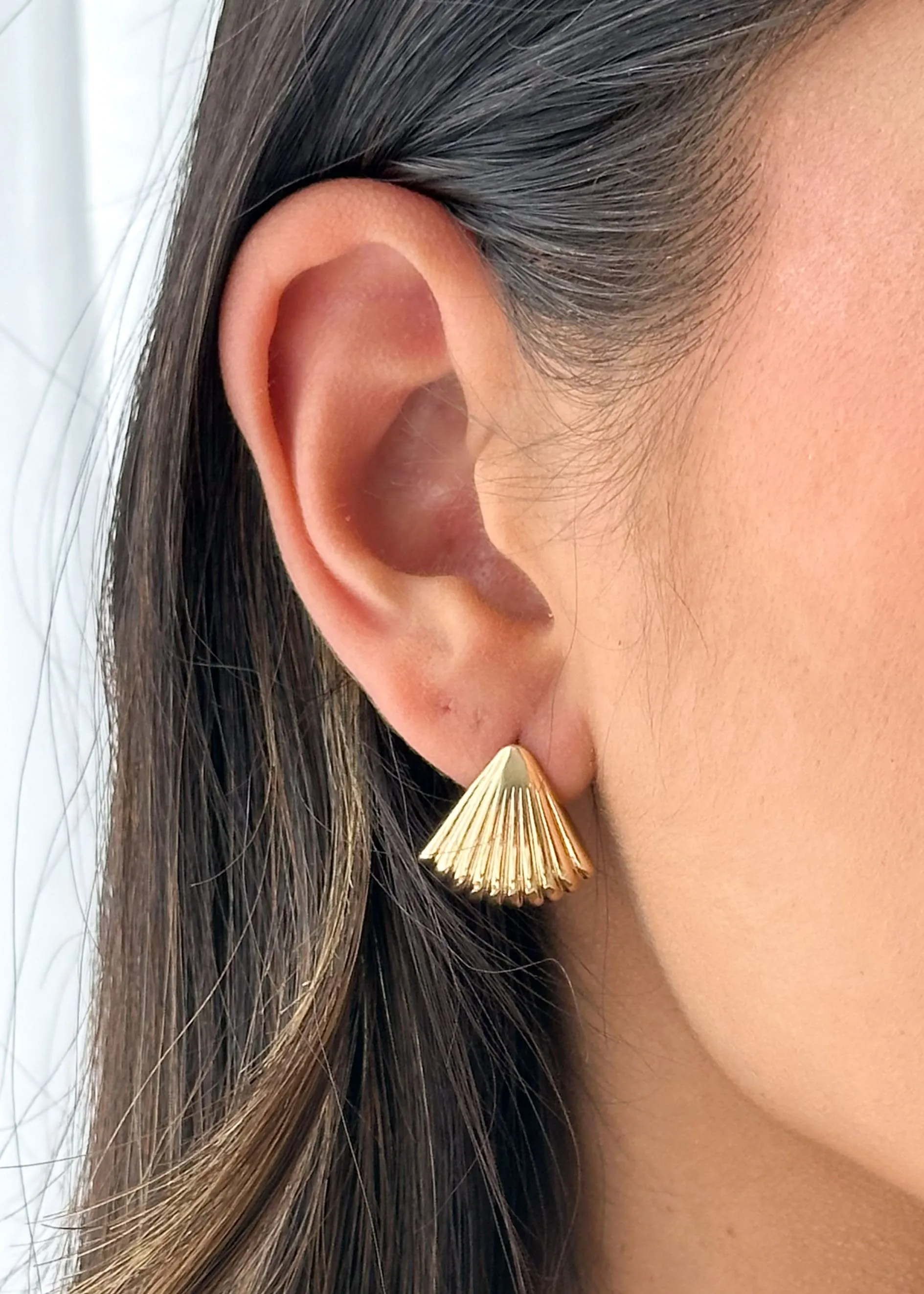 Lovanna Earrings - Gold sold by Gingham & Heels product image thumbnail 3