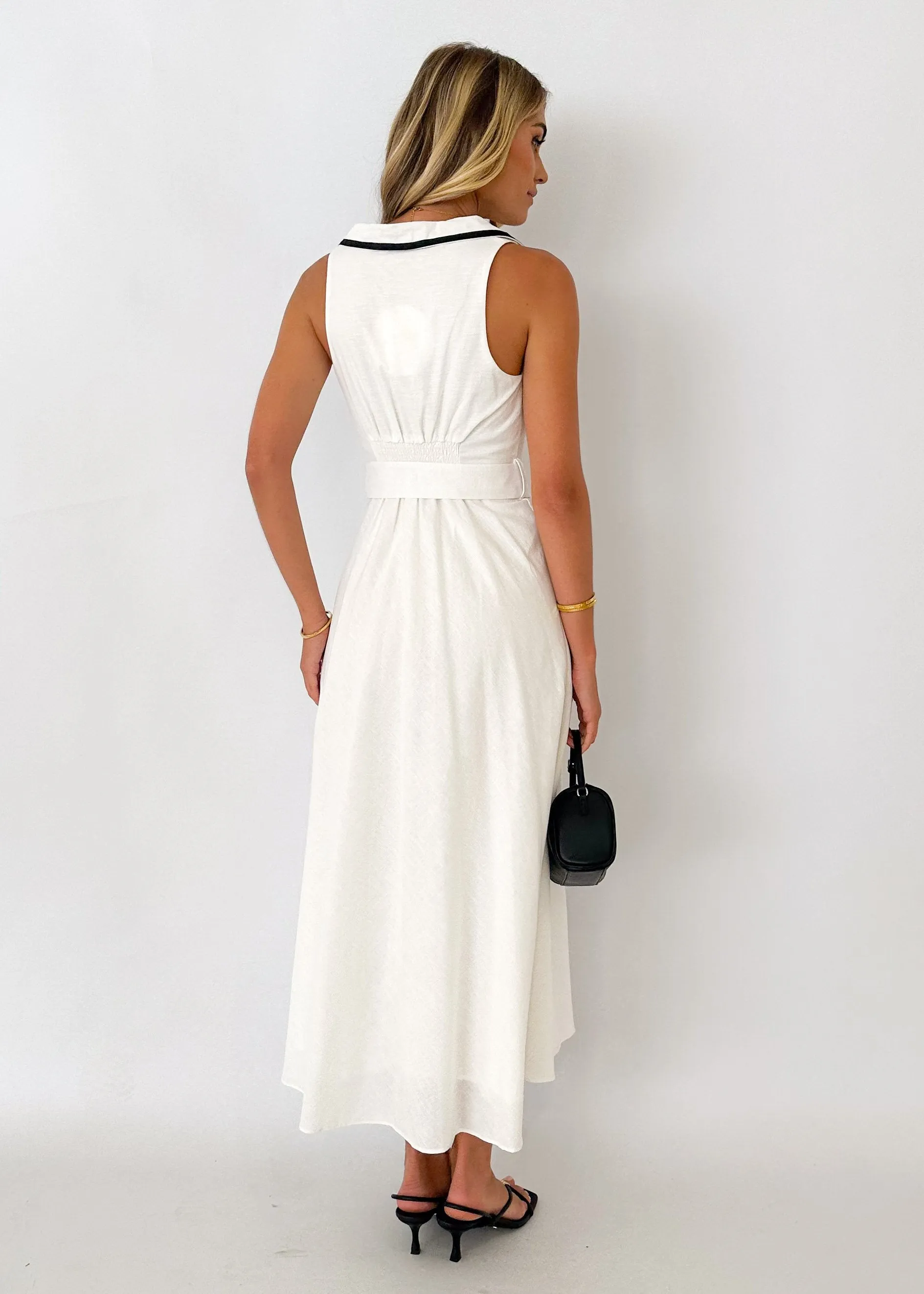 Nellop Midi Dress - Off White sold by Gingham & Heels product image thumbnail 5