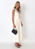 Nellop Midi Dress - Off White sold by Gingham & Heels