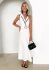 Nellop Midi Dress - Off White sold by Gingham & Heels