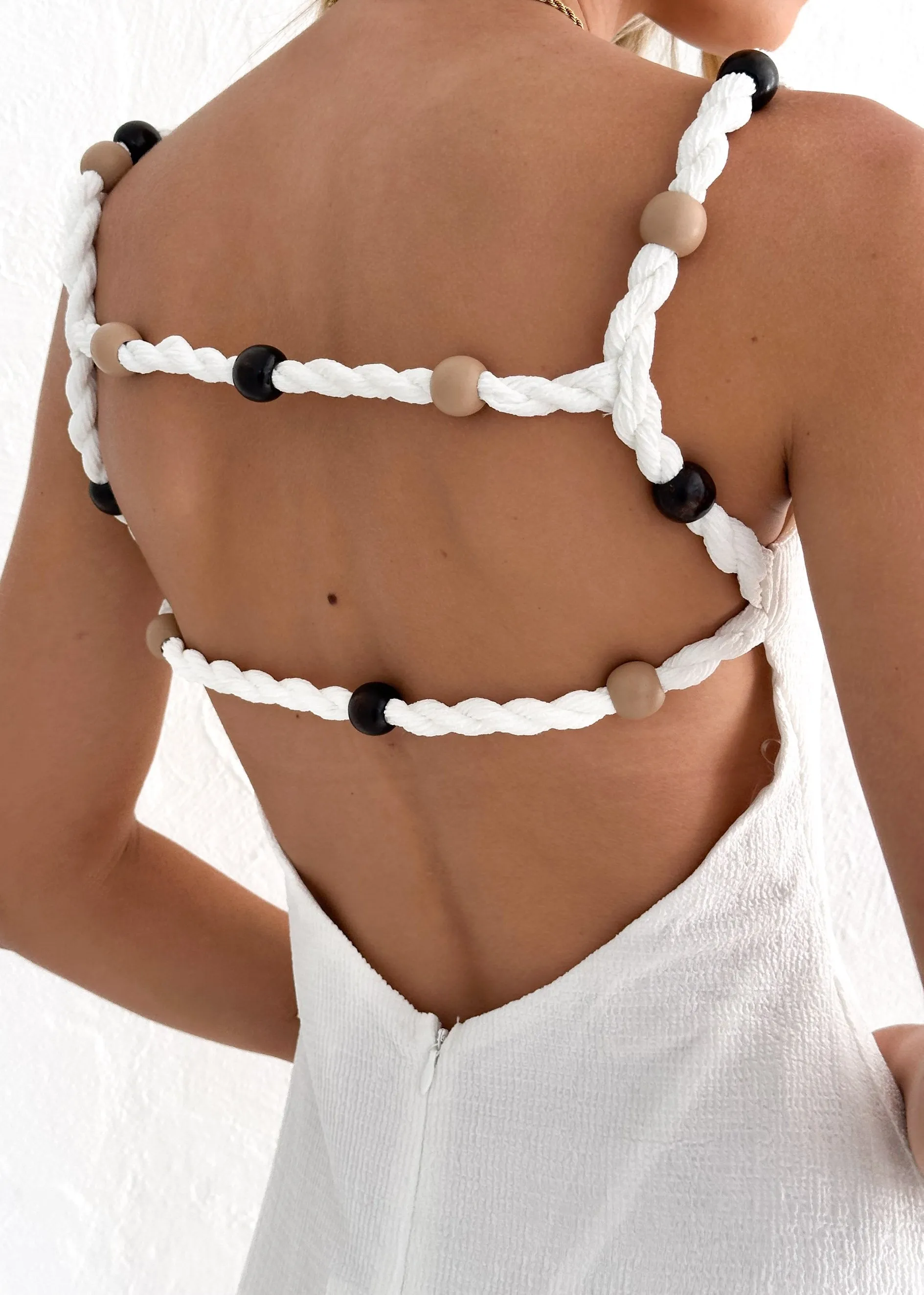 Relloe Maxi Dress - Off White sold by Gingham & Heels product image thumbnail 5