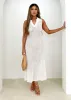 Audrey Knit Midi Dress - Off White sold by Gingham & Heels
