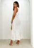 Audrey Knit Midi Dress - Off White sold by Gingham & Heels