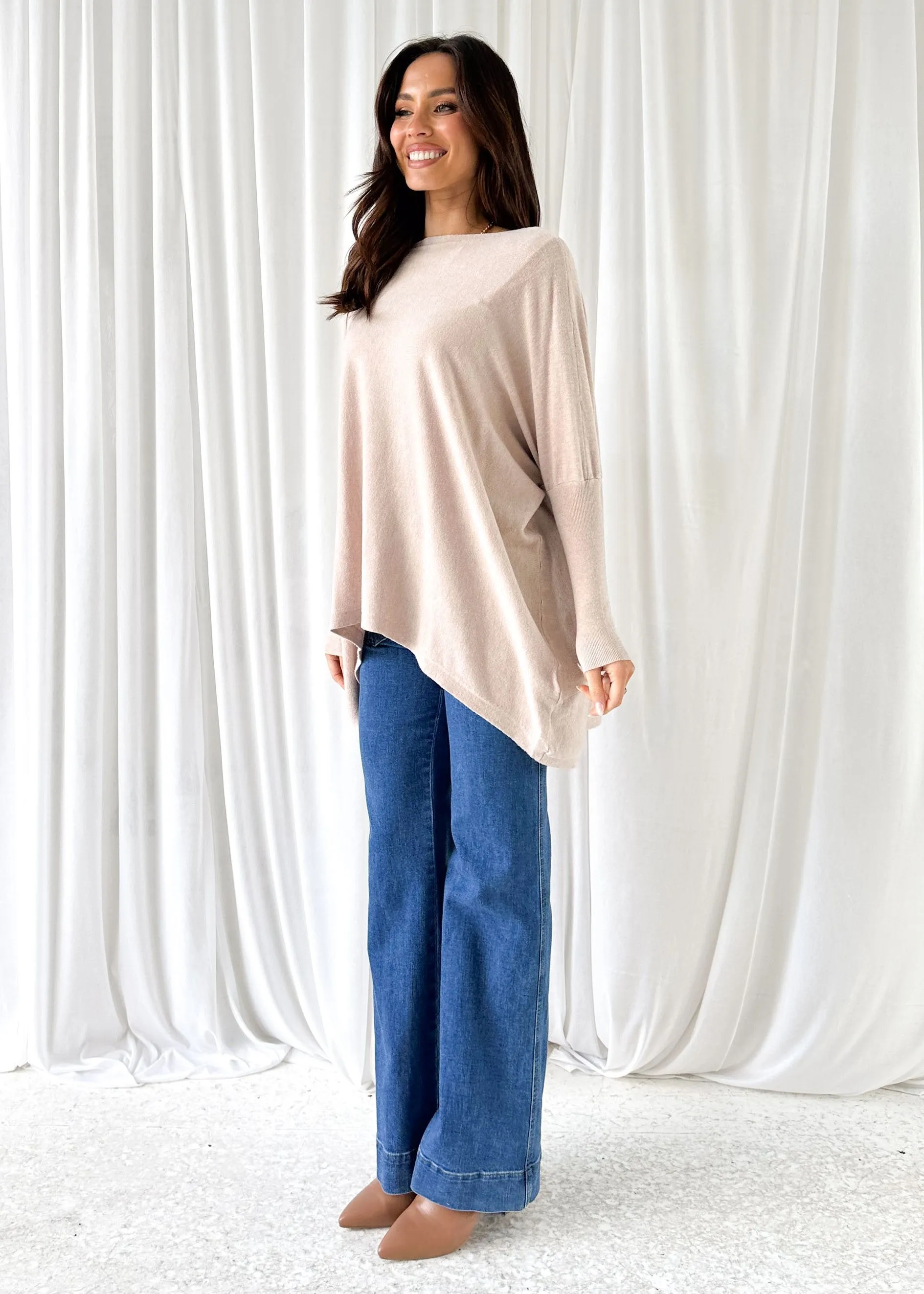 Ryden Knit Top - Latte sold by Gingham & Heels product image thumbnail 5