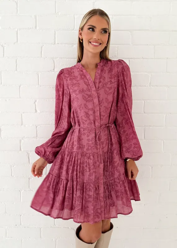 Lizrtae Dress - Rose sold by Gingham & Heels