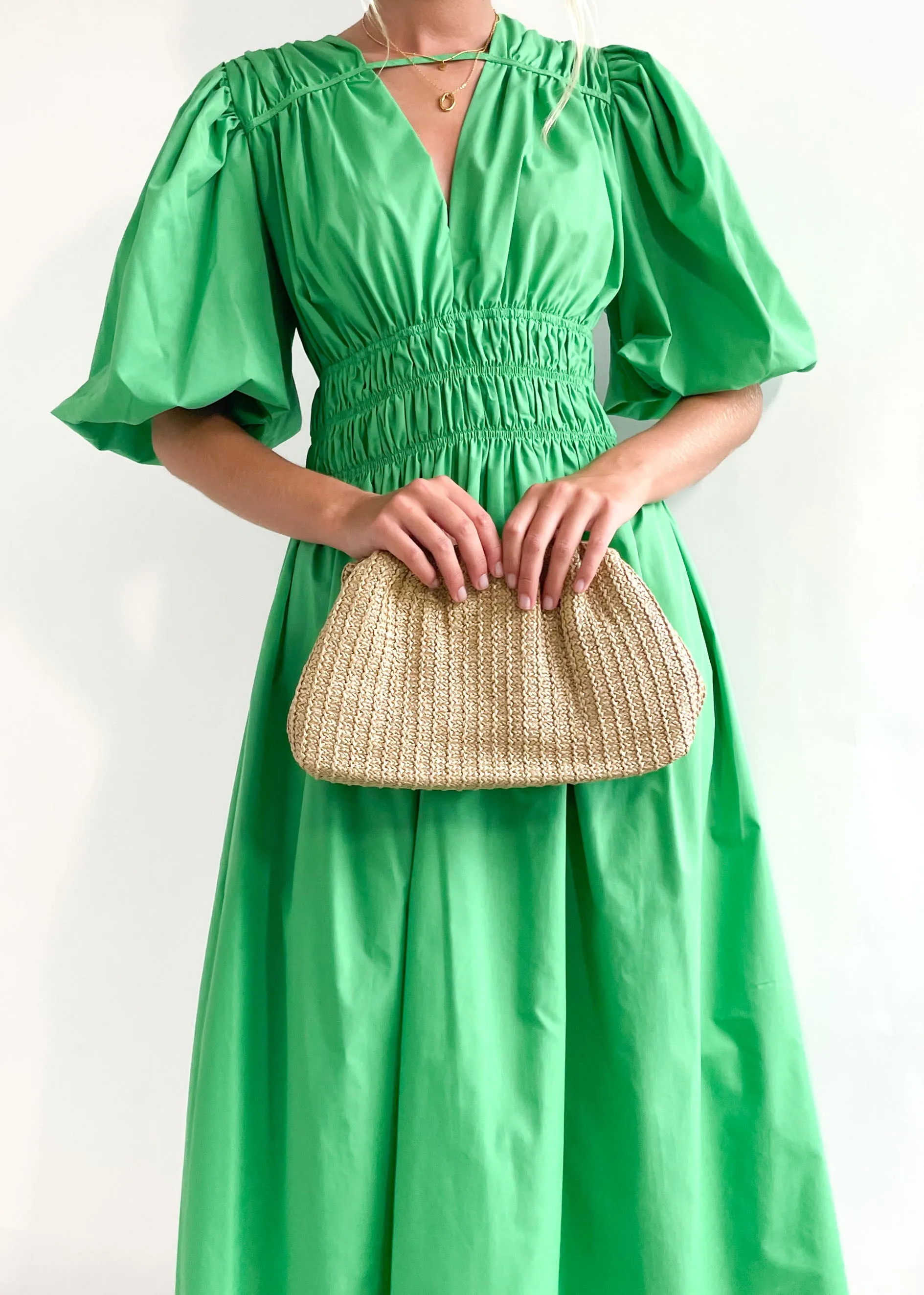 Alexia Midi Dress - Green sold by Gingham & Heels product image thumbnail 3