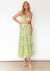 Karlia Crop - Lemon Flowers sold by Gingham & Heels