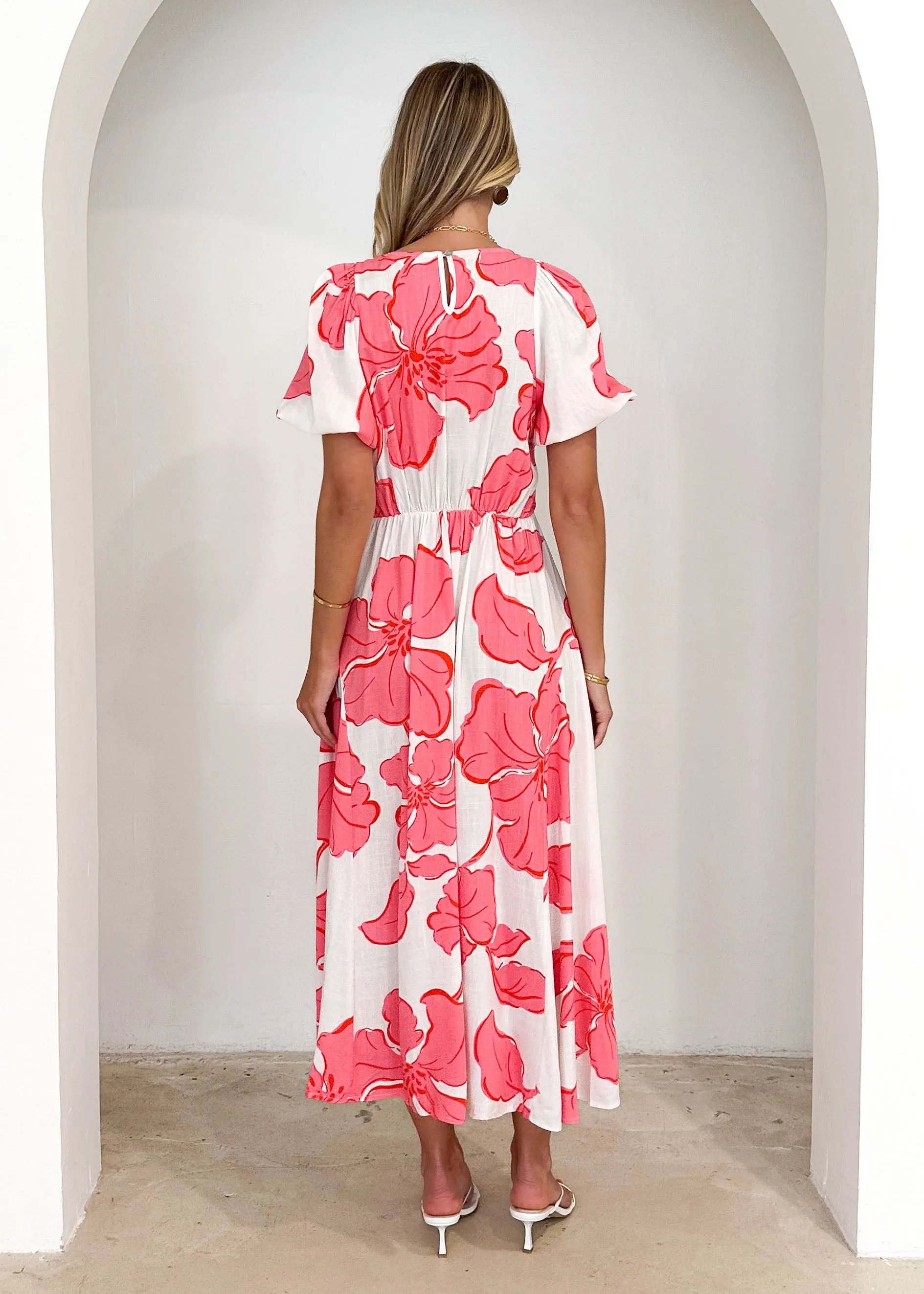 Lirrio Midi Dress - Pink Raloma sold by Gingham & Heels product image thumbnail 5