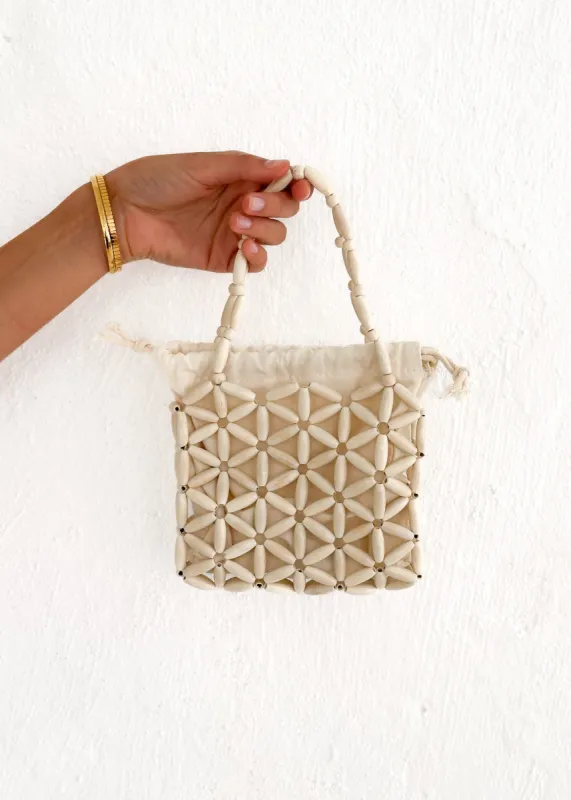Gemmia Bag - White sold by Gingham & Heels