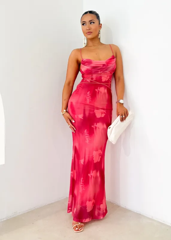 Ferissa Maxi Dress - Pink sold by Gingham & Heels