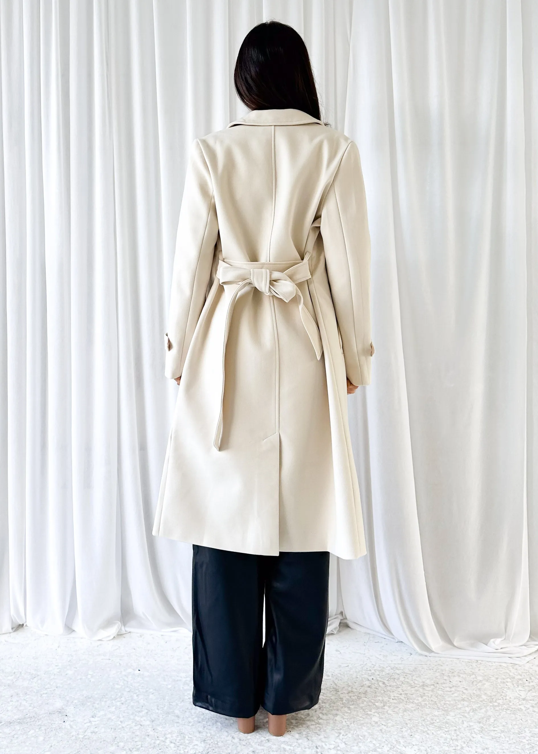 Dreanna Coat - Cream sold by Gingham & Heels product image thumbnail 5