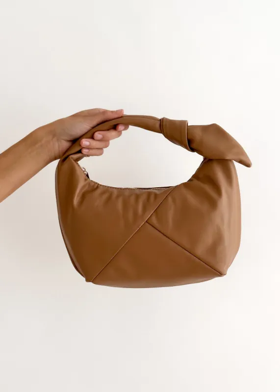 Wynter Handle Bag - Teak sold by Gingham & Heels